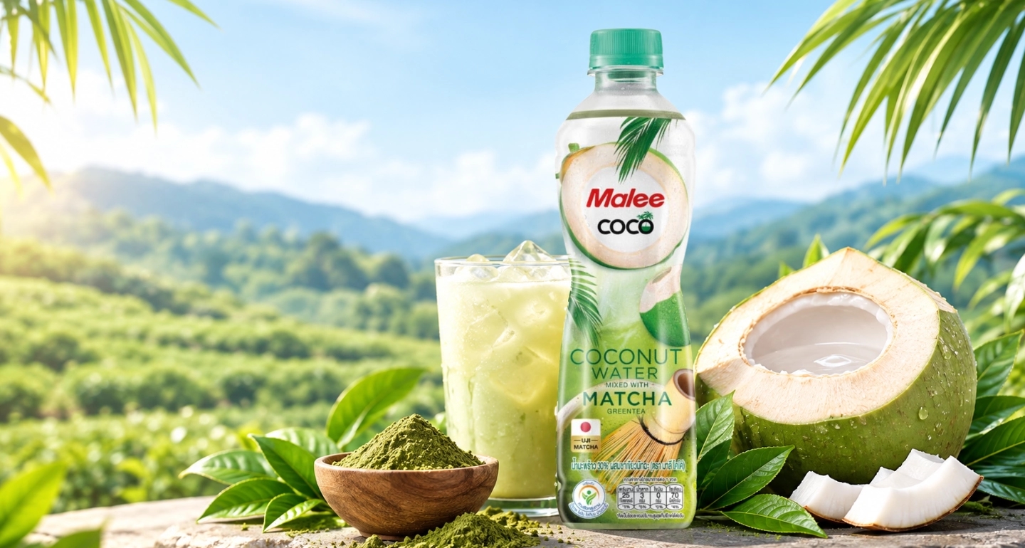 MALEE เปิดเกมเครื่องดื่มสุขภาพ ดัน Malee COCO Coconut Matcha ชิงตลาดน้ำมะพร้าวพร้อมดื่ม