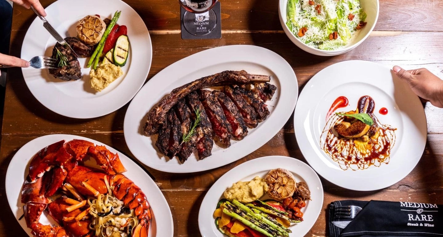 Medium Rare Steak & Wine — ร้านแรร์ สำหรับช่วงเวลาที่พิเศษยิ่ง