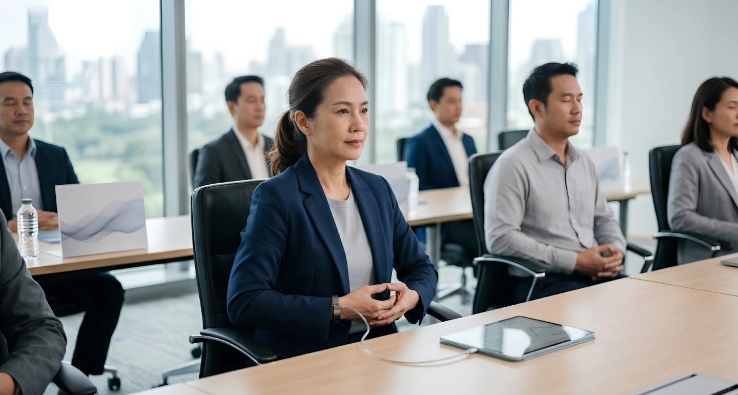 การฝึกสลับจังหวะระบบประสาทเพื่อสลายความตึงเครียดและคงความสุขุมในการบริหาร