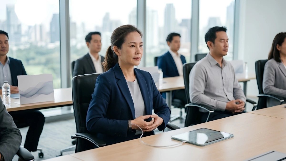 การฝึกสลับจังหวะระบบประสาทเพื่อสลายความตึงเครียดและคงความสุขุมในการบริหาร