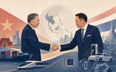 ไทย-เวียดนาม ยกระดับสู่ "หุ้นส่วนยุทธศาสตร์รอบด้าน" เปิดโอกาสธุรกิจใหม่ เป้าการค้า 2.5 หมื่นล้านดอลลาร์