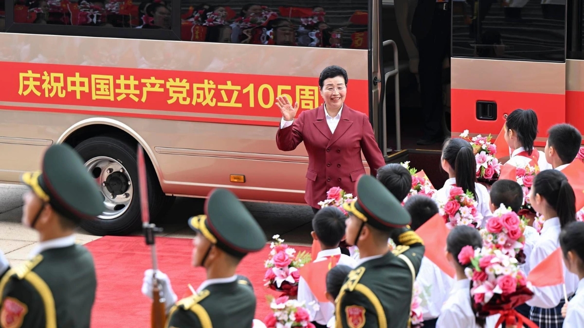 จีนจัดงานฉลองก่อตั้ง 'พรรคคอมมิวนิสต์จีน' ครบรอบ 105 ปี