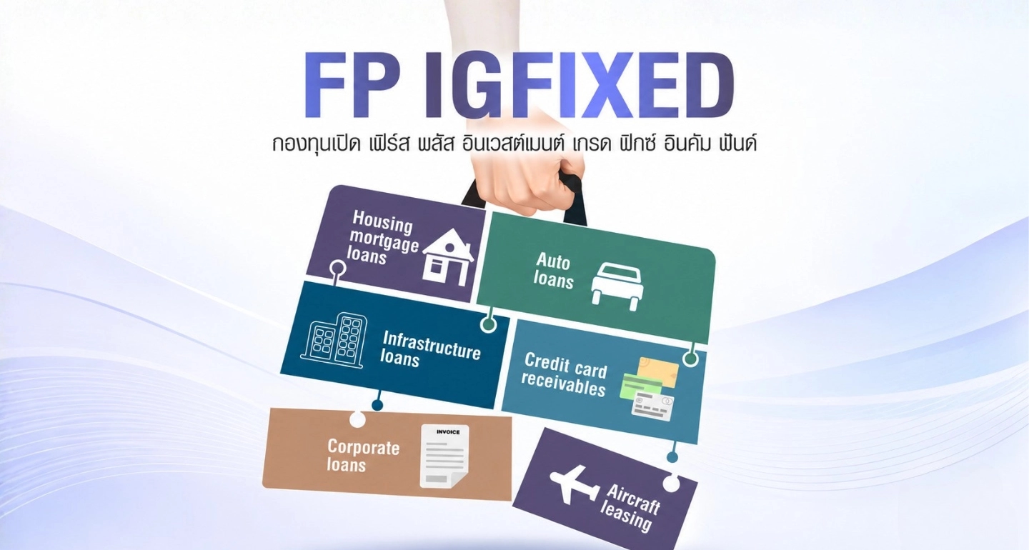 บลจ. เฟิร์ส พลัส เปิดตัวกองทุน "FP IGFIXED" ตราสารหนี้ ABS กองแรกในเอเชียฯ