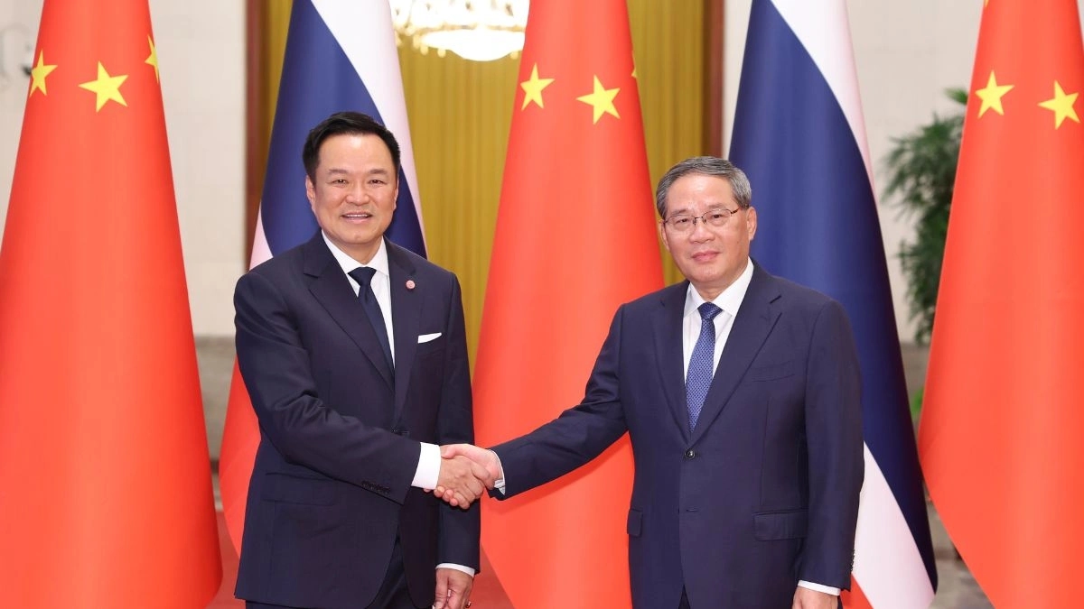 หลี่เฉียงพบปะหารืออนุทิน เห็นพ้องยกระดับความร่วมมือจีน-ไทย
