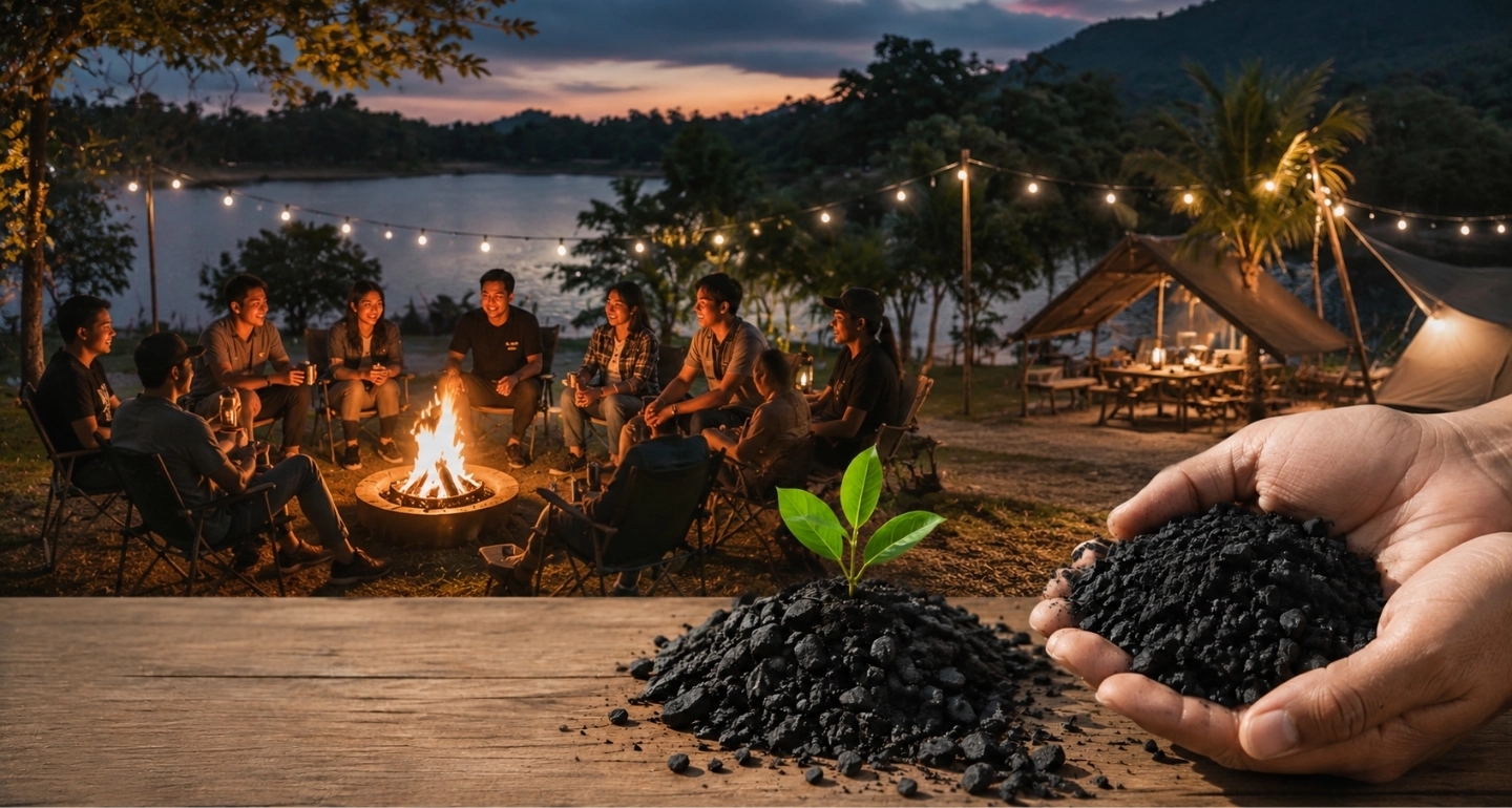 เมื่อ Team Outing กลายเป็น ESG Action: ไร่ใจยิ้มและพลังของ Biochar ที่เปลี่ยน "ขยะป่า" ให้เป็นทรัพยากร