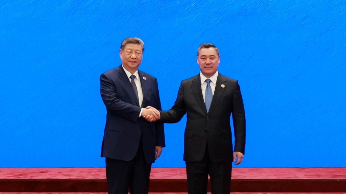 สีจิ้นผิงร่วมประชุมสภาประมุขแห่งรัฐ SCO ในคีร์กีซสถาน