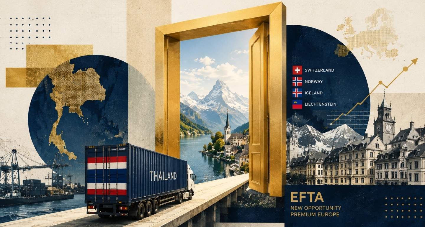โอกาส EFTA: ประตูสู่ตลาดยุโรประดับพรีเมียมของไทย