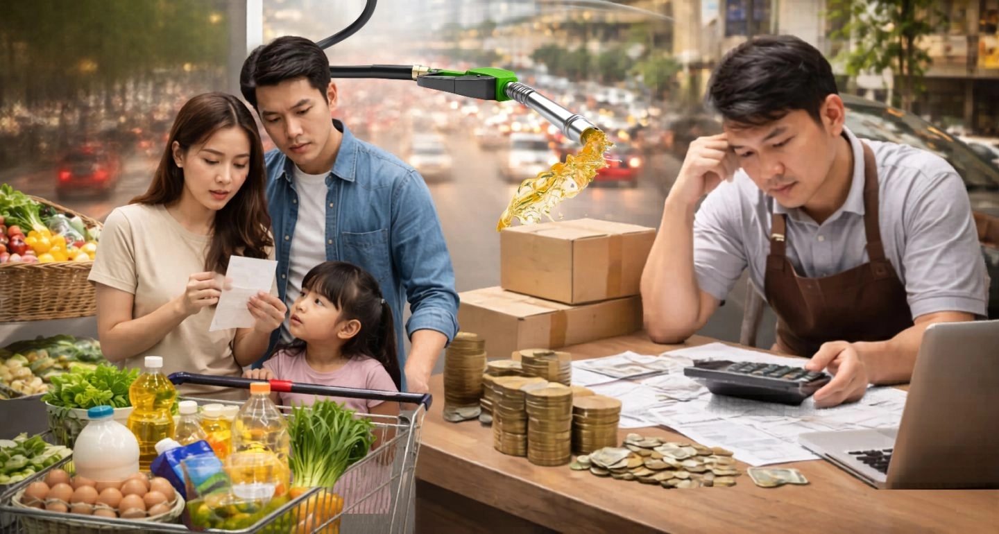 ผลกระทบจากการปรับขึ้นราคาน้ำมันต่อเศรษฐกิจไทย ค่าครองชีพ และ SME
