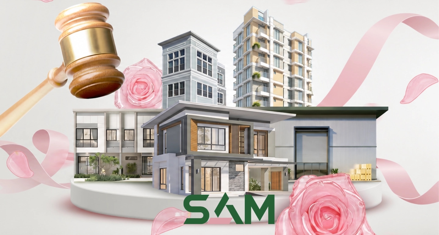 SAM เปิดประมูลทรัพย์สินรอการขาย (NPA) ทำเลทองทั่วประเทศ