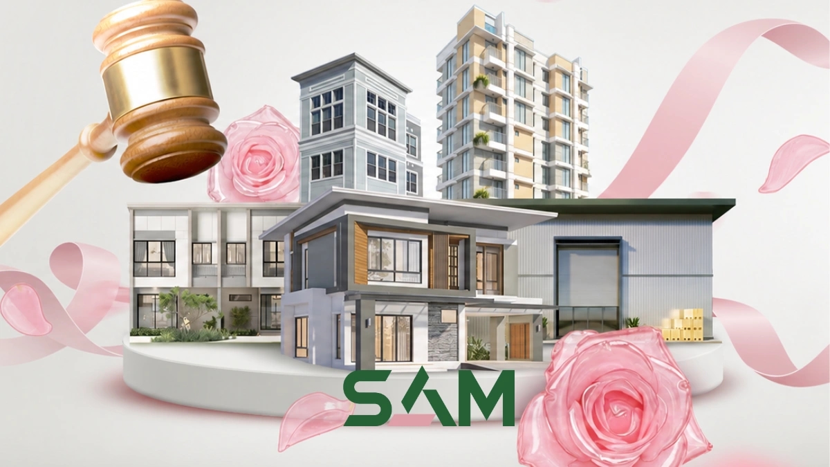 SAM เปิดประมูลทรัพย์สินรอการขาย (NPA) ทำเลทองทั่วประเทศ
