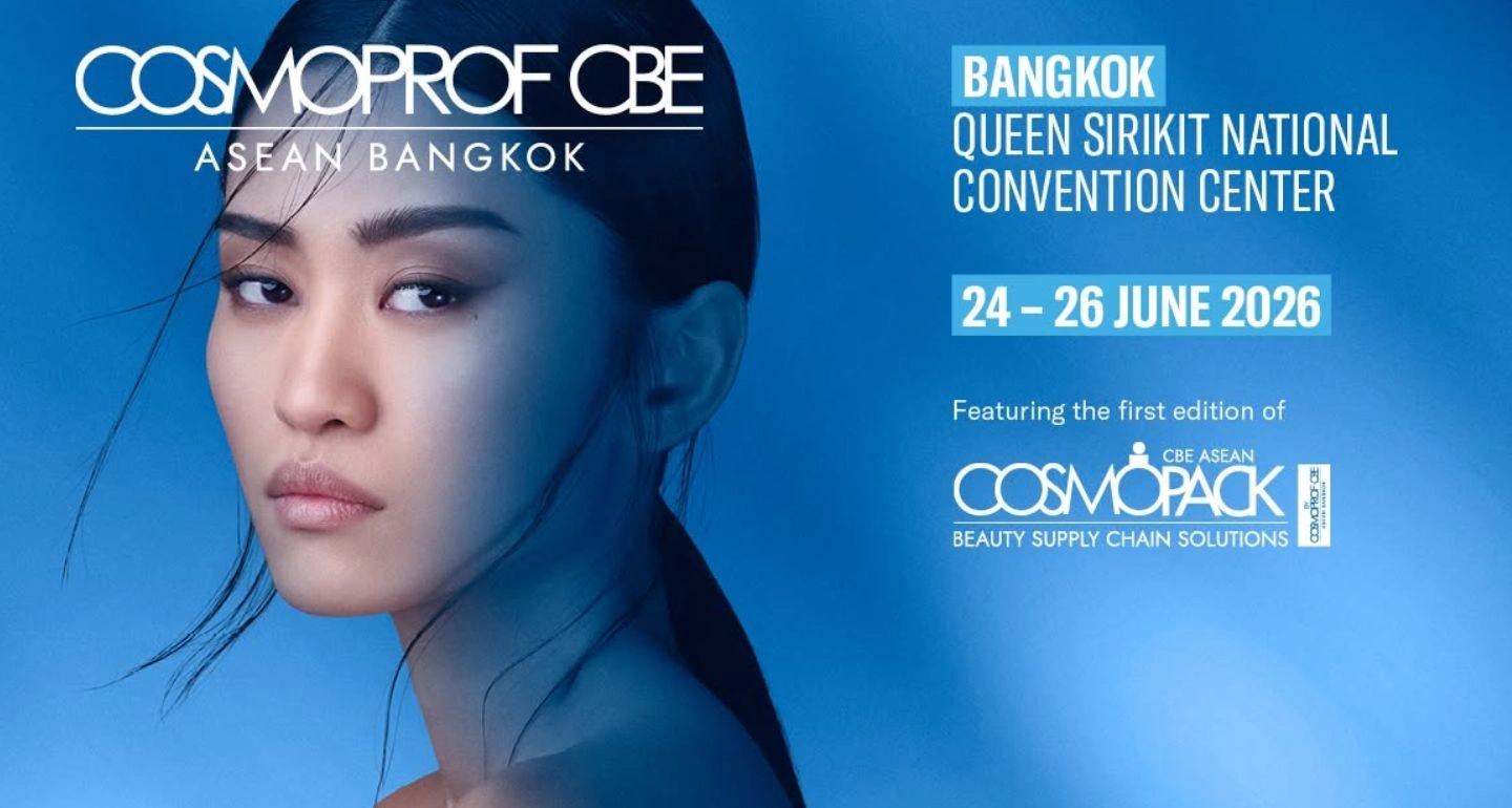 Cosmoprof CBE ASEAN 2026 งานแสดงสินค้าความงาม B2B ระดับอาเซียน