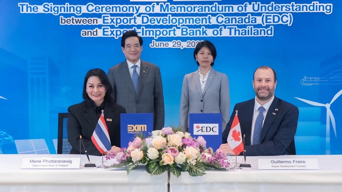 EXIM BANK และ EDC แคนาดา ยกระดับการค้าลงทุนไทย