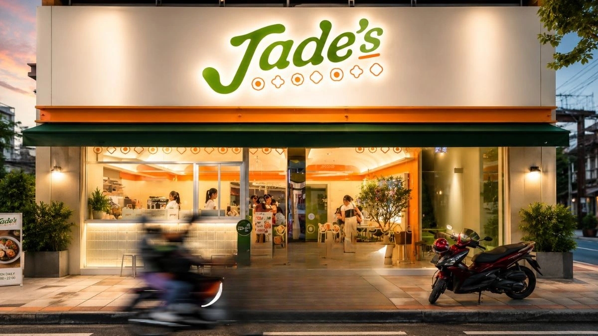 “ลอดช่องวัดเจษ” ต่อยอดแบรนด์ เปิดคาเฟ่ขนมไทยฟิวชั่น “Jade's”