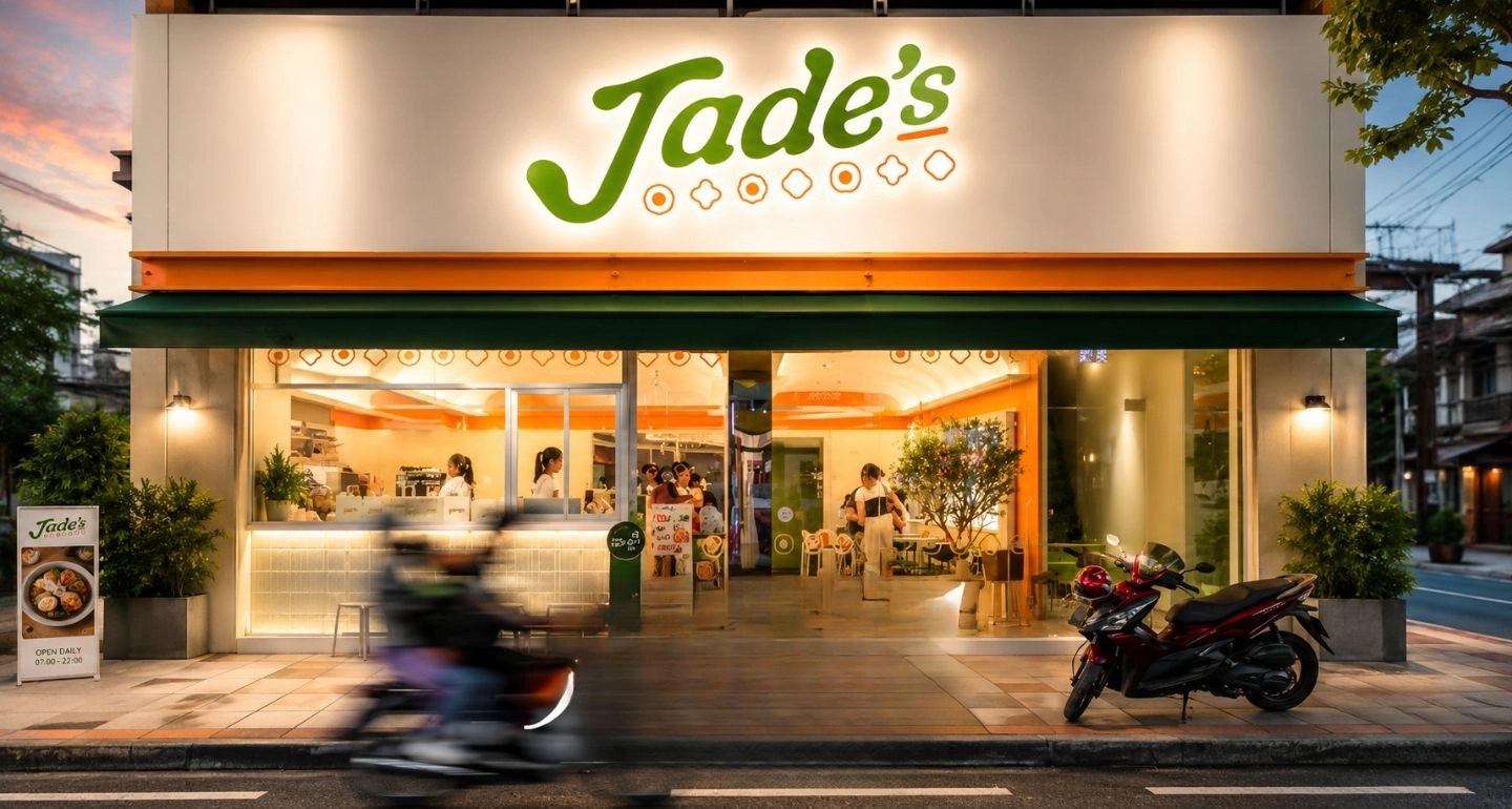 “ลอดช่องวัดเจษ” ต่อยอดแบรนด์ เปิดคาเฟ่ขนมไทยฟิวชั่น “Jade's”