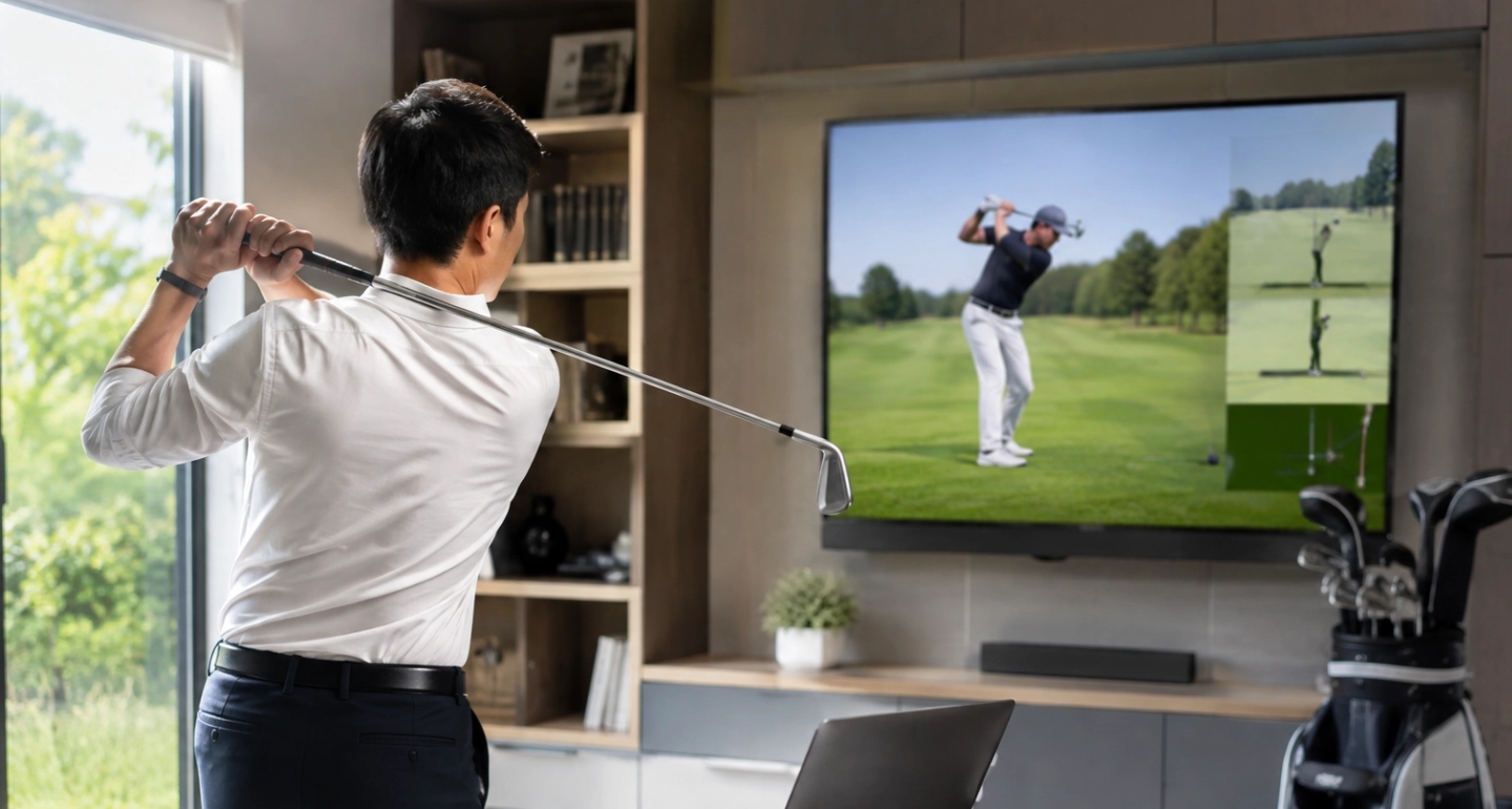 Golf Swing Start at Home: หลักสูตรออนไลน์สร้างวงสวิงกอล์ฟจากบ้าน สำหรับนักธุรกิจที่ไม่มีเวลาลงสนาม