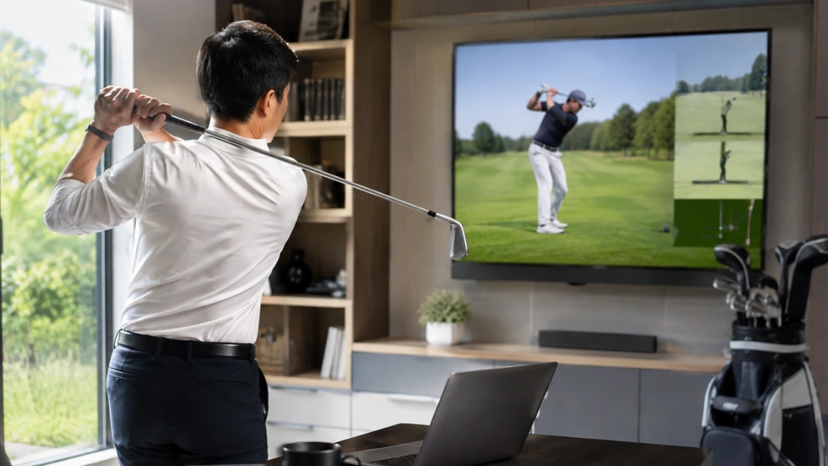 Golf Swing Start at Home: หลักสูตรออนไลน์สร้างวงสวิงกอล์ฟจากบ้าน สำหรับนักธุรกิจที่ไม่มีเวลาลงสนาม