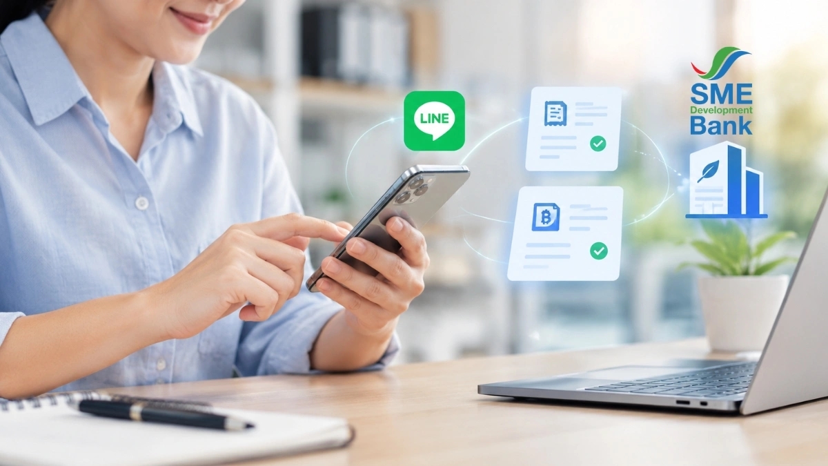 SME D Bank เปิดบริการ SME D Connect ขอใบเสร็จ ใบแจ้งหนี้ผ่าน LINE อำนวยความสะดวกผู้ประกอบการ