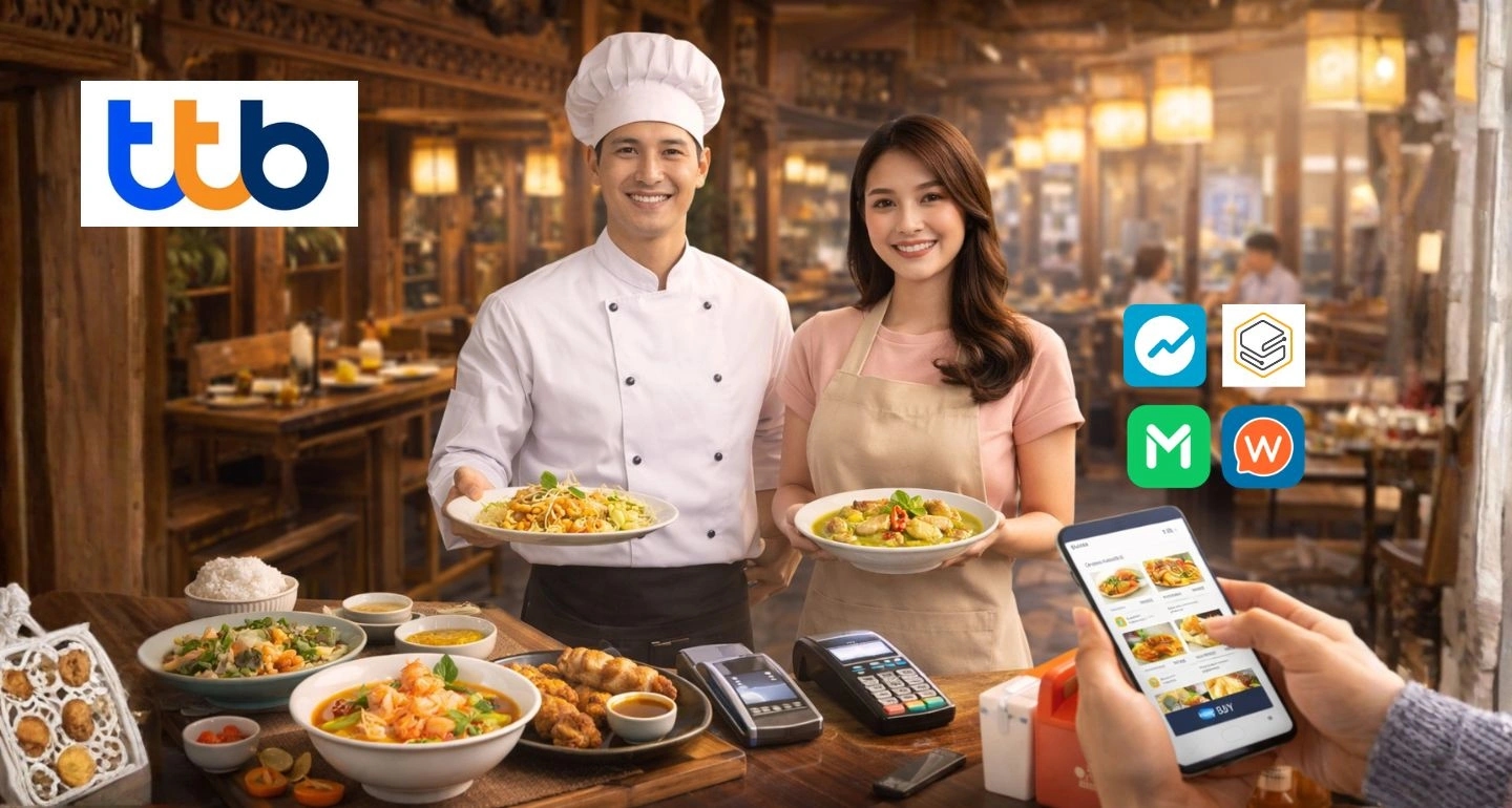 ทีทีบีผนึกกำลังพันธมิตรยกระดับธุรกิจร้านอาหารไทยด้วยโซลูชันดิจิทัล
