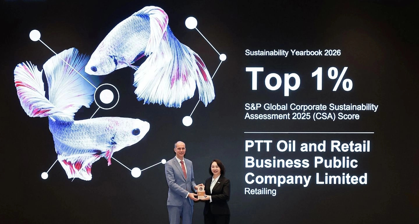 OR คว้าอันดับ 1 Sustainability Yearbook 2026 จาก S&P Global