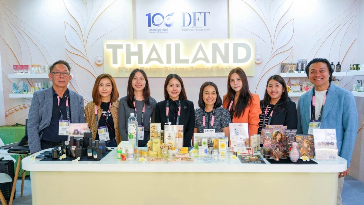 สินค้าเกษตรนวัตกรรมไทยบุกตลาดความงามตะวันออกกลาง ทำยอดเจรจา–ขายกว่า 8 ล้านบาท ผ่าน Beautyworld Middle East 2026