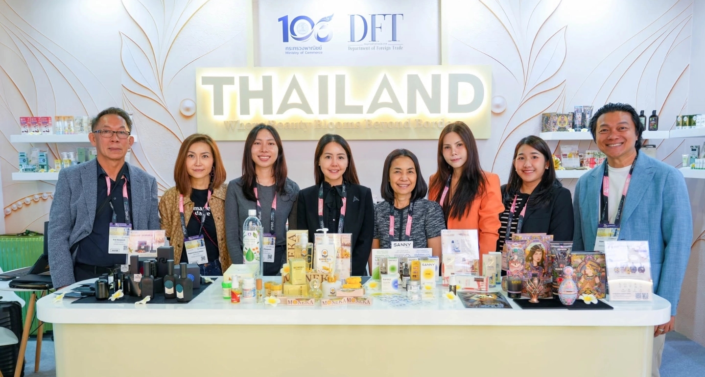 สินค้าเกษตรนวัตกรรมไทยบุกตลาดความงามตะวันออกกลาง ทำยอดเจรจา–ขายกว่า 8 ล้านบาท ผ่าน Beautyworld Middle East 2026